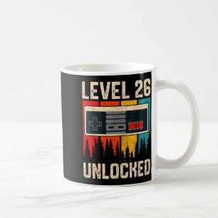 Caneca De Café M Nível 26 Desbloqueado Controle de Video Game Ani