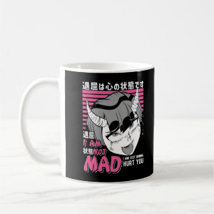 Caneca De Café Má Menina De Animação Otaku Irritada Diabo De Mang
