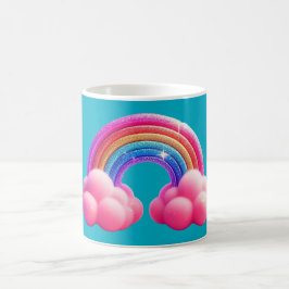 Caneca De Café Maçã arco-íris!