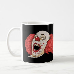 Caneca De Café Maçã de café com cara de palhaço