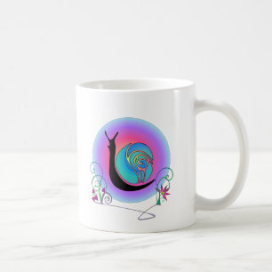 Caneca De Café Maçã de caracol feliz