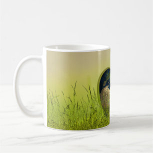 Caneca De Café Maçã Dourada do mundo verde do mar azul