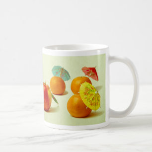 Caneca De Café Maçã e mandarinas - Panorama Fruta exótica