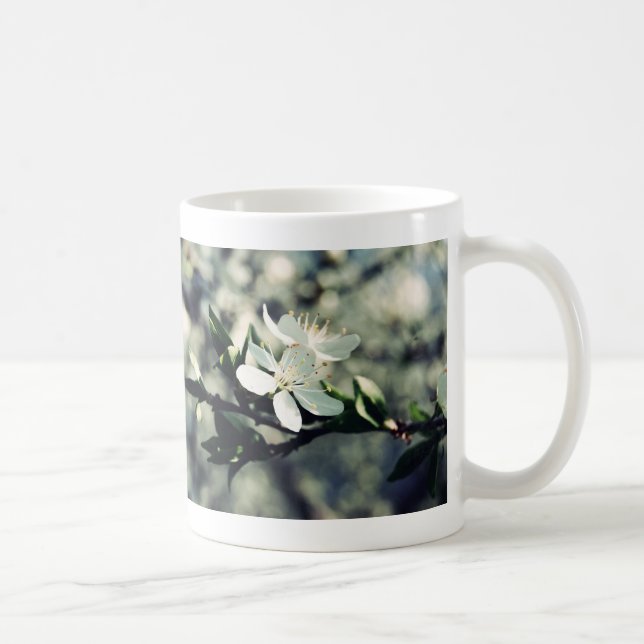 Caneca De Café Maçã floresce primavera (Direita)