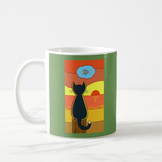 Caneca De Café Maçã & Torta (Esquerda)