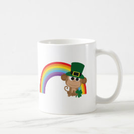 Caneca De Café Macaco-Cinto Leprechaun