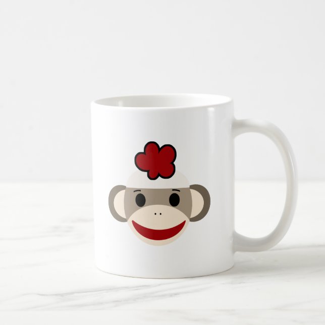 Caneca De Café macaco da peúga (Direita)