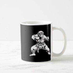 Caneca De Café Macaco de Karatê Taekwondo Kickboxing Mma Judo Mac