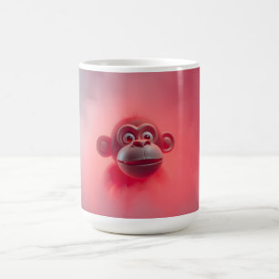 Caneca De Café Macaco Divertido