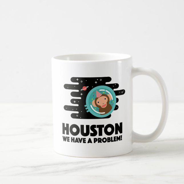 Caneca De Café Macaco do espaço (Direita)