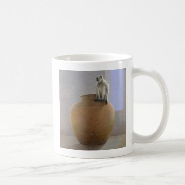 Caneca De Café Macaco do templo (Direita)