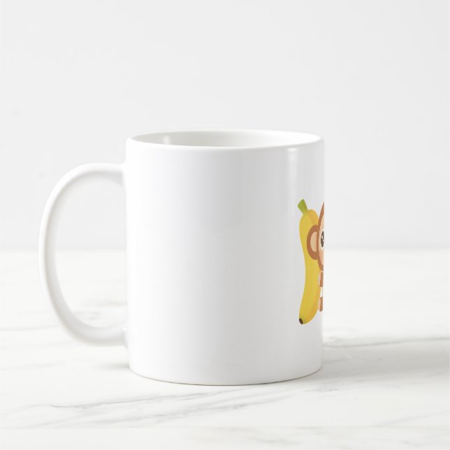 Caneca De Café Macaco e Banana (Esquerda)