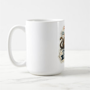 Caneca De Café Macaco Engraçado Humano Moderno Smartphone Mídia S