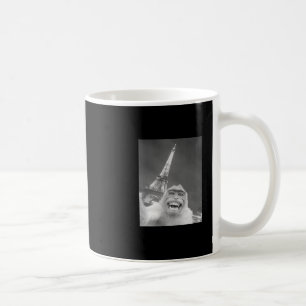Caneca De Café Macaco Engraçado Selfie Torre Eiffel Em Paris Home