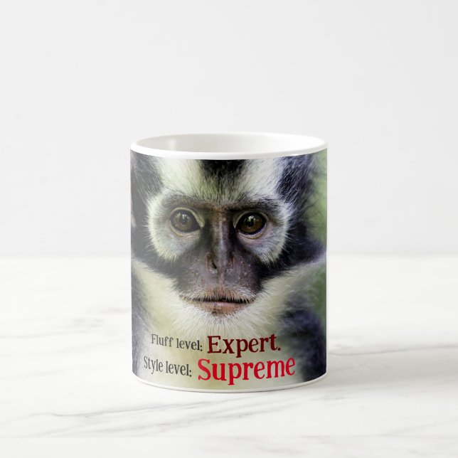 Caneca De Café Macaco Fluffy Thomas Leaf (Centro)
