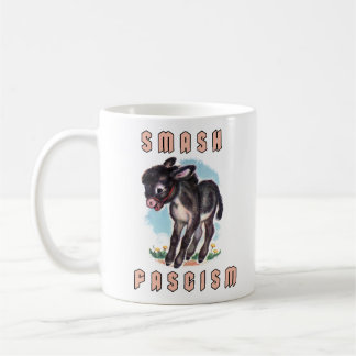 Caneca De Café Macaco-Macaco-Macaco-Pão-Esmagamento Fascismo