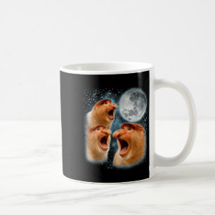 Caneca De Café macaco probóscide amante galáxia lua vida selvagem