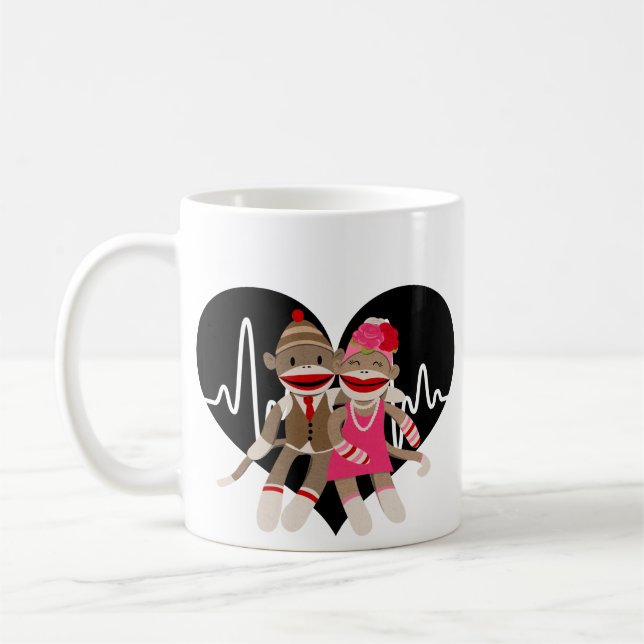Caneca De Café Macaco Sock (Esquerda)