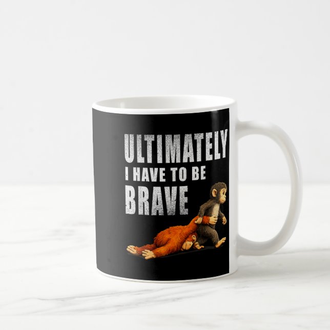 Caneca De Café Macaco soco macaco bebê macaco solitário  (Direita)
