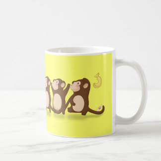 Caneca De Café Macacos bonitos