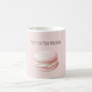 Caneca De Café Macaron Bonito de Rosa