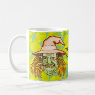 Caneca De Café Maçãs de bruxa verde