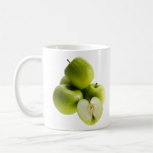 Caneca De Café "Maçãs Verdes" Foto Bela. Comprar Agora