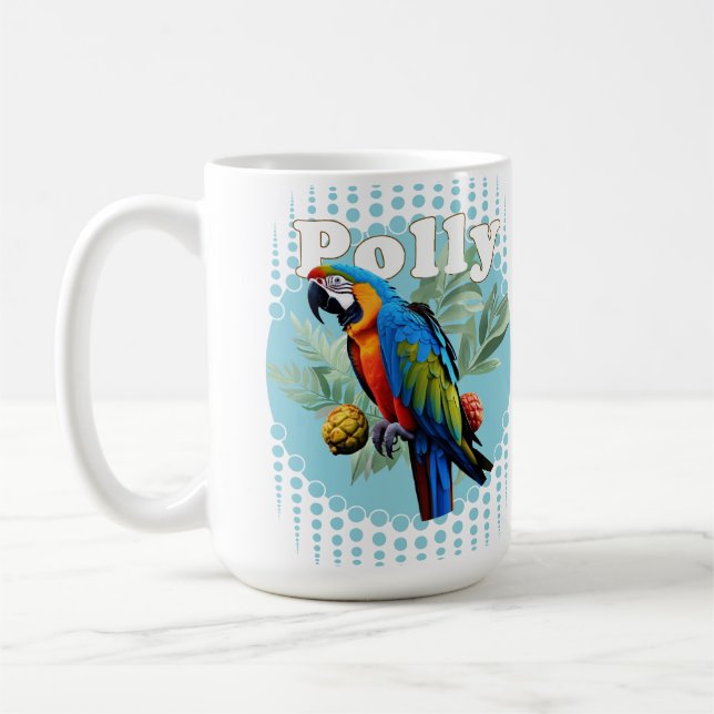Caneca De Café Macaw (Esquerda)