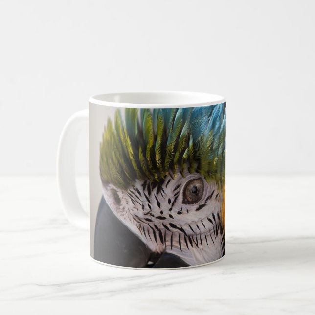 Caneca De Café Macaw Parrot - Mug (Frente Esquerda)