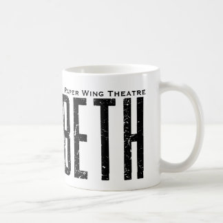 Caneca De Café Macbeth - teatro de papel da asa - copo de café