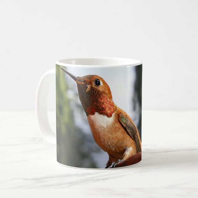 Caneca De Café Machado Rufo Hummingbird - Lágrimas (Frente Esquerda)