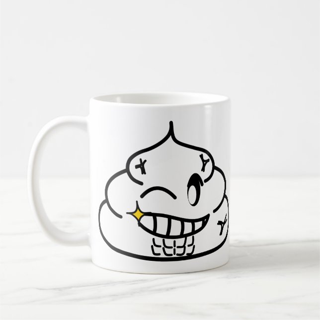 Caneca De Café Macho Poop - Brootsch, PooPoo (Esquerda)
