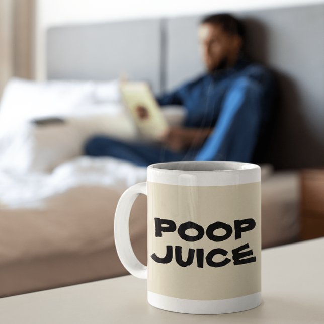 CANECA DE CAFÉ MACHOS DE CAFÉ DE SUCO DE POOP (Criador carregado)