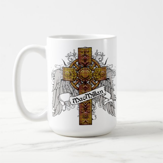 Caneca De Café MacMillan Tartan Cross (Esquerda)