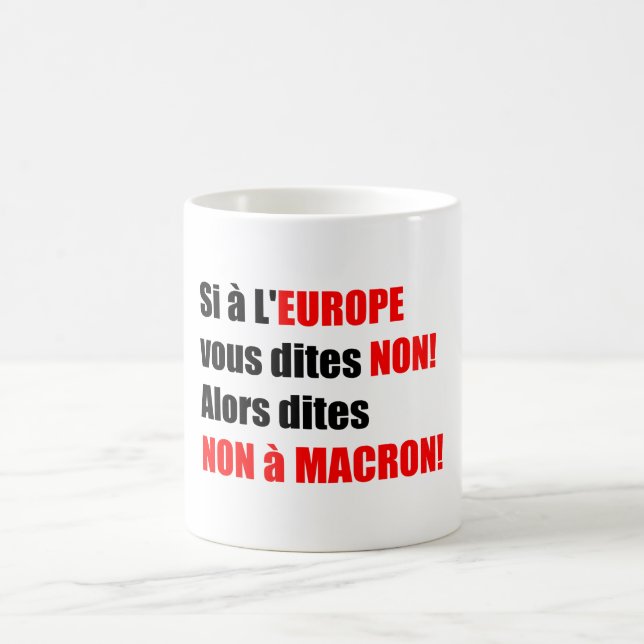 Caneca De Café MACRON = Mug 1 de Mondialização (Centro)