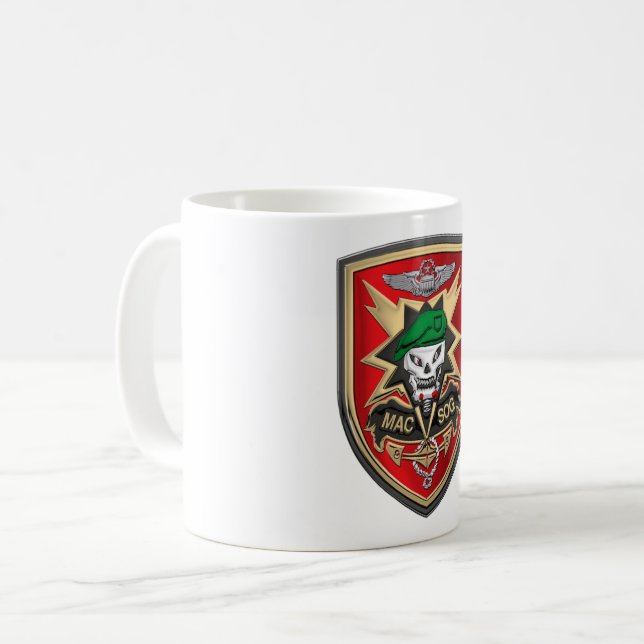 Caneca De Café MACV SOG Coffee Mug (Frente Esquerda)