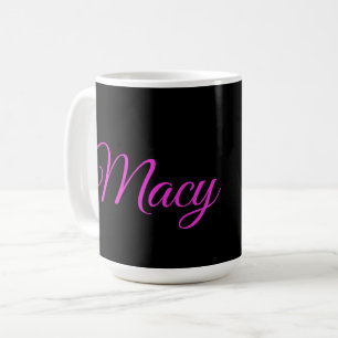 Caneca De Café Macy, Name, Com Porcos E Picos De Guiné,