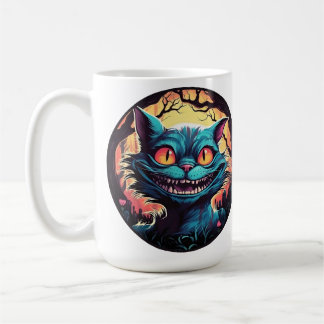 Caneca De Café Mad Cheshire Cat Alice no País das Maravilhas