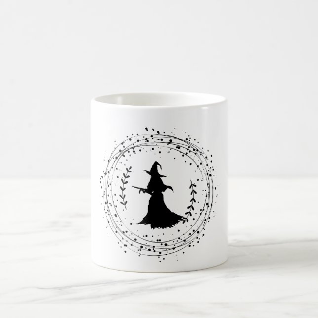 Caneca De Café Mad Witch Engraçado (Centro)