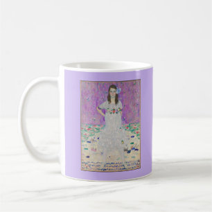 Caneca De Café Mada Primavesi Gustav Klimt Roxo Retrato