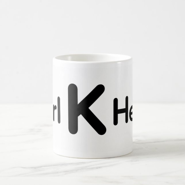 Caneca De Café Mädchen auf der Gänseblümchen-Wiese – Minimalistis (Centro)