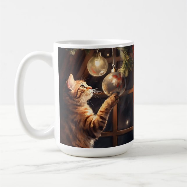 CANECA DE CAFÉ MADEIRA DE ÁGUA COM CALÇADO DE NATAL (Esquerda)