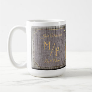 Caneca De Café Madeira de Latido de árvore russa texturizada com