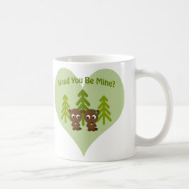 Caneca De Café Madeira Você É Meu Amor De Beaver
