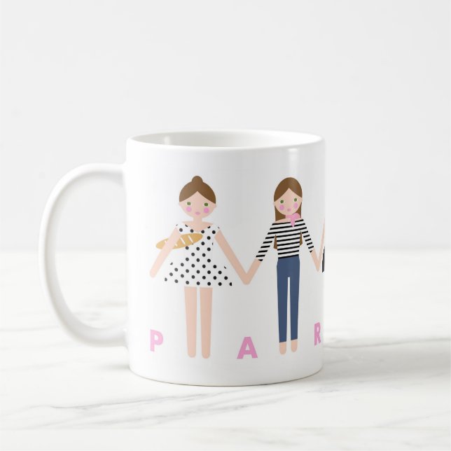 Caneca De Café Mademoiselle de Paris Mug (Esquerda)