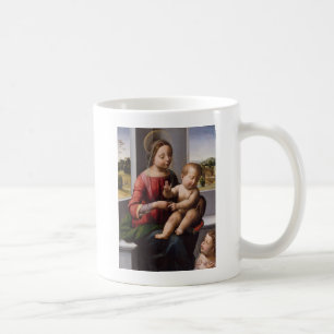 Caneca De Café Madonna & criança com John The Baptist