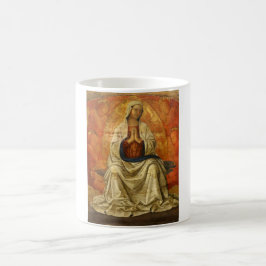Caneca De Café Madonna em Gloria (Virgem Maria Enthroned)