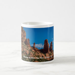 Caneca De Café Madonna & freiras da criança dois, Sedona, AZ