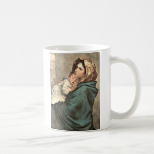 Caneca De Café Madonna no lenço guardara o bebê Jesus