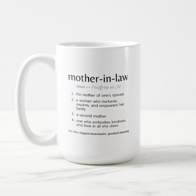 Caneca De Café Madre-em-lei Mug (Esquerda)